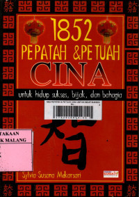 Image of 1852 Pepatah & Petuah Cina