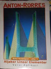 Image of Aljabar Linear Elementer Jilid 1