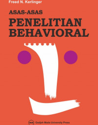Image of Asas-Asas Penelitiaan Behavioral
