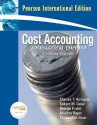 Image of Cost Accounting : A Managerial Emphasis (Thirteenth Edition)