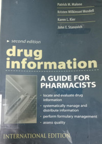 Image of Drug information : a guide for pharmacists