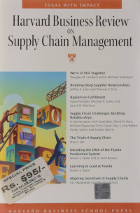 Image of Harvard Business Review on Supply Chain Management