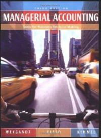 Image of Managerial accounting: tools for business decision making