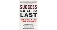Image of SUCCESS BUILT TO LAST : cREATING A LIFE THAT MATTERS