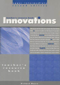 Image of upper-intemediate : teacher's resource book Innovations